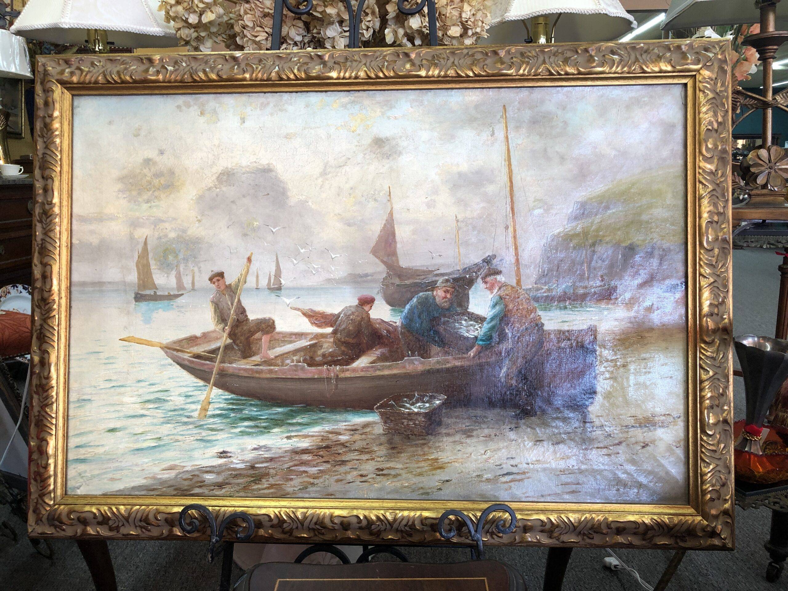 AE H. Mockey Oil CIrca 1910 England