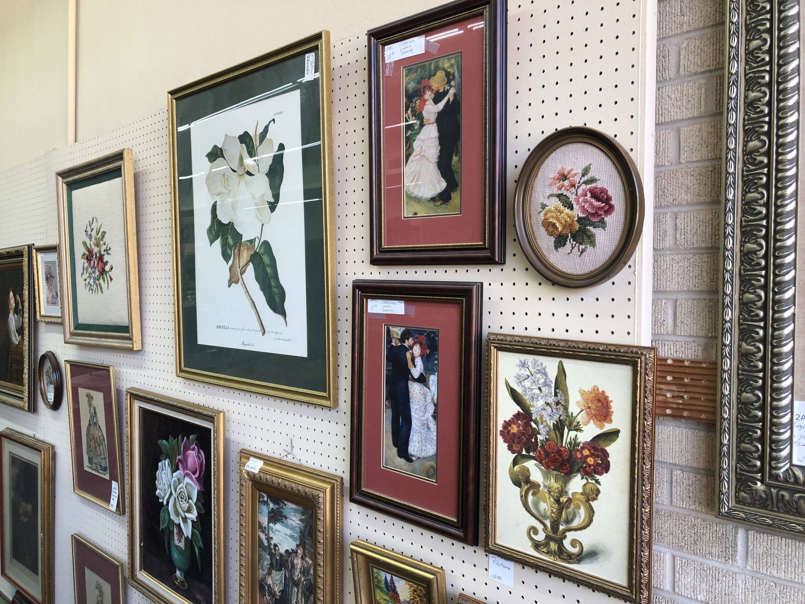 AE Needlepoint, antique and vintage pitctures