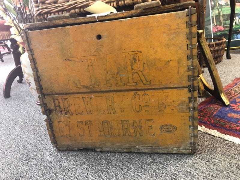 Star Brewery Wooden Crate